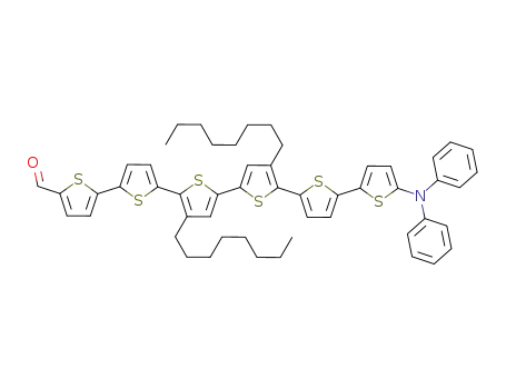 3'',4'''-dioctyl-5'''''-(diphenylamino)-2,2':5',2'':5'',2''':5''',2'''':5'''',2'''''-sexithiophene-5-carboxaldehyde