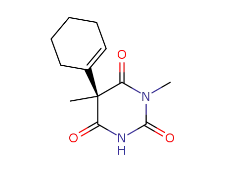Molecular Structure of 7245-06-9 ((-)-Hexobarbital)