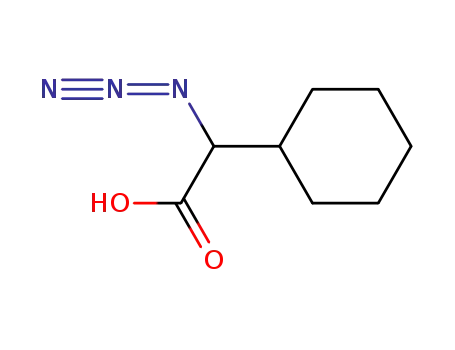Molecular Structure of 158068-89-4 (Azido-cyclohexyl-acetic acid)