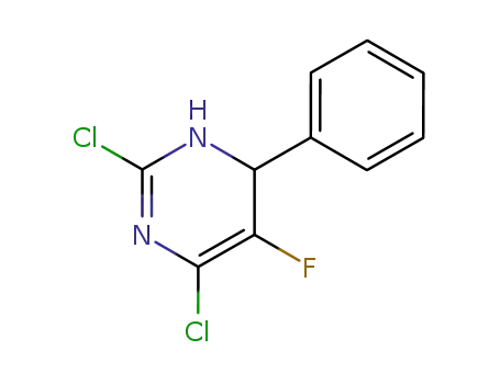 2,4-dichloro-5-fluoro-6-phenyl-1,6-dihydropyrimidine
