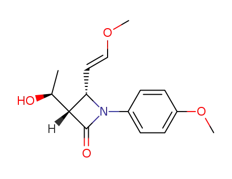 (3S,4S)-3-((S)-1-Hydroxy-ethyl)-1-(4-methoxy-phenyl)-4-((E)-2-methoxy-vinyl)-azetidin-2-one
