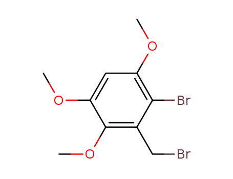 Molecular Structure of 146202-72-4 (2-bromo-3-bromomethyl-1,4,5-trimethoxybenzene)
