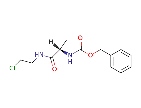Carbamic acid, [2-[(2-chloroethyl)amino]-1-methyl-2-oxoethyl]-,
phenylmethyl ester, (S)-