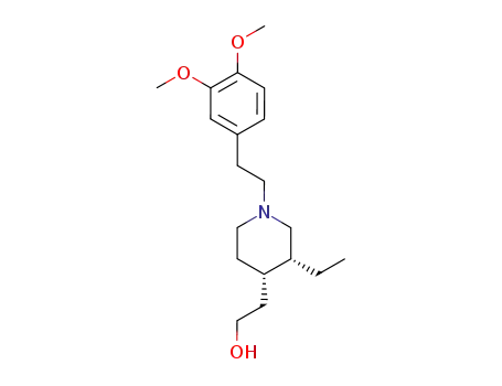 (3R,4S)-(+)-1-(3,4-dimethoxyphenethyl)-3-ethyl-4-piperidineethanol