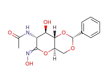 2-ACETAMIDO-4,6-O-BENZYLIDENE-2-DEOXY-D-GLUCONHYDROXIMO-1,5-LACTONE