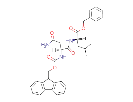 (S)-2-[(S)-3-Carbamoyl-2-(9H-fluoren-9-ylmethoxycarbonylamino)-propionylamino]-4-methyl-pentanoic acid benzyl ester