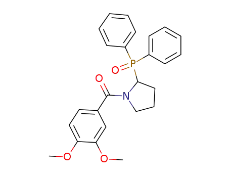 (3,4-Dimethoxy-phenyl)-[2-(diphenyl-phosphinoyl)-pyrrolidin-1-yl]-methanone