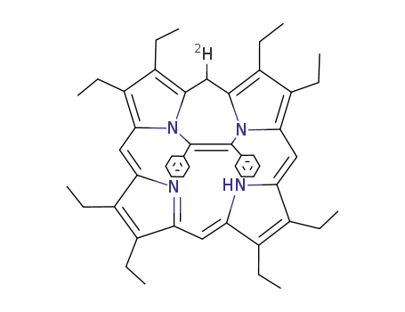 N<sup>21</sup>,N<sup>22</sup>-(1,2-diphenyletheno)-5-exo-deuterio-octaethyl-5H-phlorin