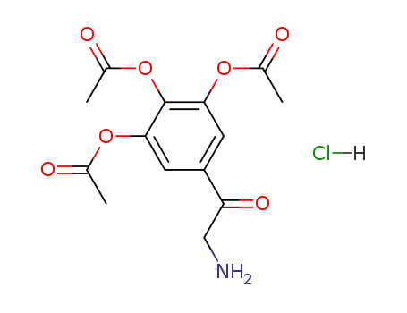 3,4,5-Triacetoxy-α-aminoacetophenon-hydrochlorid
