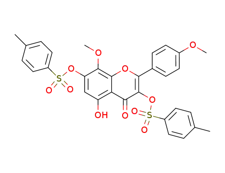 5-hydroxy-4',8-dimethoxy-3,7-bis(tosyloxy)flavone