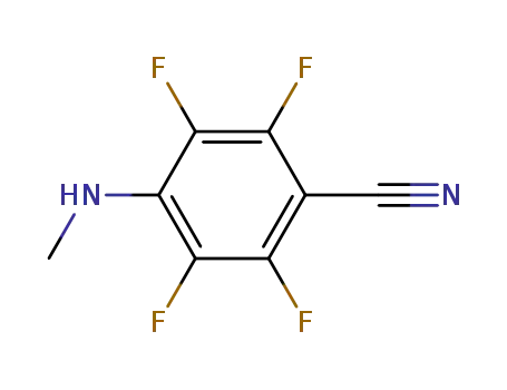 Molecular Structure of 28012-05-7 (N-Methyl-p-cyanotetrafluoroaniline)
