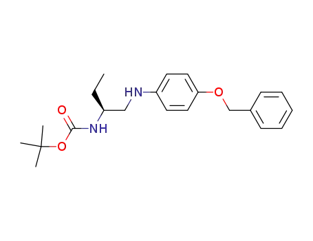 tert-butyl [(1S)-1-({[4-(benzyloxy)phenyl]amino}methyl)propyl]carbamate
