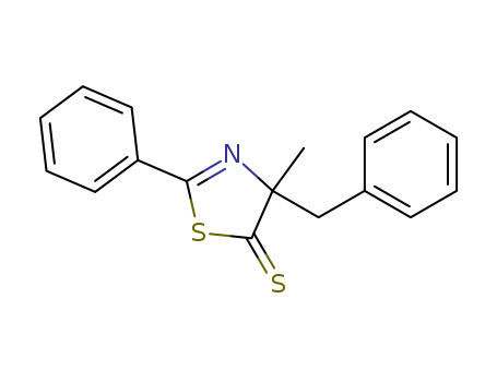 5(4H)-Thiazolethione, 4-methyl-2-phenyl-4-(phenylmethyl)-