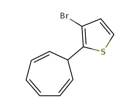 Thiophene, 3-bromo-2-(2,4,6-cycloheptatrien-1-yl)-