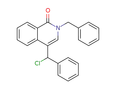 2-Benzyl-4-(α-chlorobenzyl)-isocarbostyril