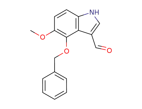 4-benzyloxy-5-methoxyindole-3-carbaldehyde