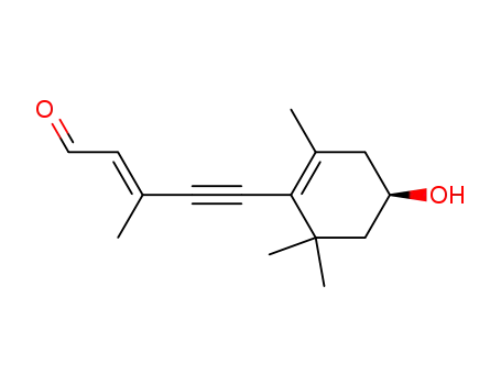 2-E-5-((4'R)-4'-hydroxy-2',2',6'-trimethylcyclohex-1'-enyl)-3-methyl-2-penten-4-yn-1-al