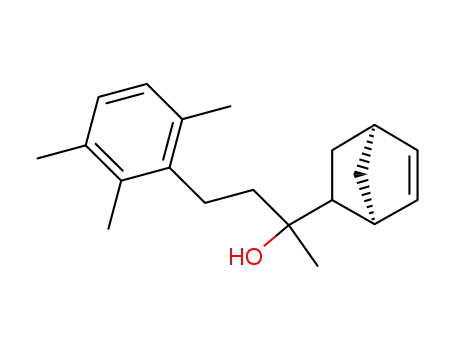 (bicyclo<2.2.1>heptene-5 yle-2)-1 methyl-1 (trimethyl-2,3,6 phenyl)-3 propanol-1