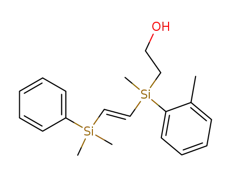 2-{[(E)-2-(Dimethyl-phenyl-silanyl)-vinyl]-methyl-o-tolyl-silanyl}-ethanol