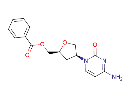 4(S)-<4-amino-2-oxo-1(2H)-pyrimidinyl>-2(S)-(O-benzoylmethyl)tetrahydrofuran