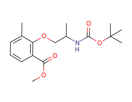 methyl (RS)-2-{2-[(tert-butoxycarbonyl)amino]propoxy}-3-methylbenzoate