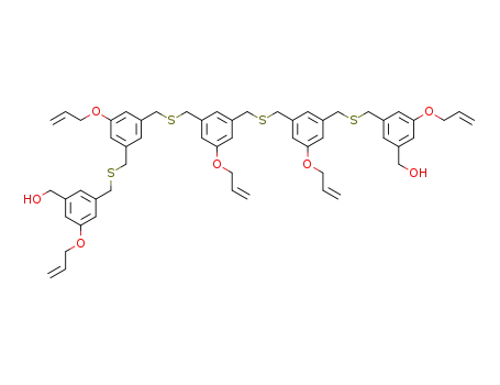 [3-allyloxy-5-(3-allyloxy-5-{3-allyloxy-5-[3-allyloxy-5-(3-allyloxy-5-hydroxymethyl-benzylsulfanylmethyl)-benzylsulfanylmethyl]-benzylsulfanylmethyl}-benzylsulfanylmethyl)-phenyl]-methanol