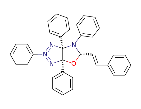 3a,5,6,6a-Tetrahydro-2,3a,6,6a-tetraphenyl-5exo-styryloxazolo<4,5-d>-1,2,3-triazole
