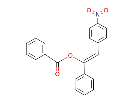 Benzenemethanol, a-[(4-nitrophenyl)methylene]-, benzoate (ester)