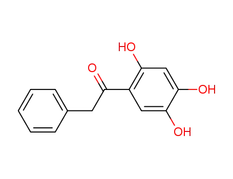 Molecular Structure of 787-06-4 (1-(2,4,5-trihydroxyphenyl)-2-phenylethanone)