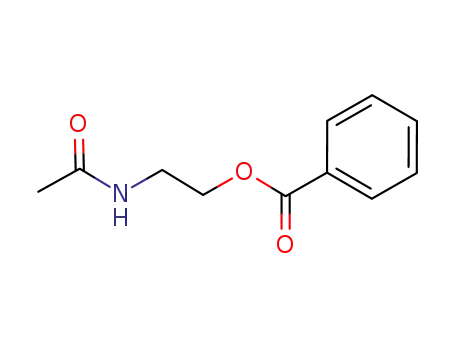 Molecular Structure of 6289-84-5 (2-(acetylamino)ethyl benzoate)