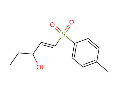 Molecular Structure of 139951-14-7 (1-Penten-3-ol, 1-[(4-methylphenyl)sulfonyl]-, (E)-)