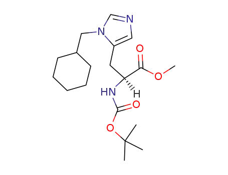 N-(t-Butoxycarbonyl)-3-(cyclohexylmethyl)-L-histidine methyl ester