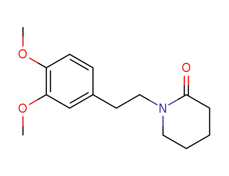 Molecular Structure of 30562-45-9 (2-Piperidinone, 1-[2-(3,4-dimethoxyphenyl)ethyl]-)