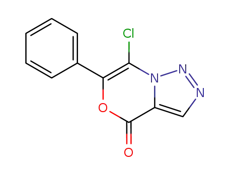 7-chloro-6-phenyl-4H-<1,2,3>triazolo<5,1-c><1,4>oxazin-4-one