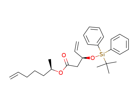 4-Pentenoic acid, 3-[[(1,1-dimethylethyl)diphenylsilyl]oxy]-,
(1R)-1-methyl-5-hexen-1-yl ester, (3S)-