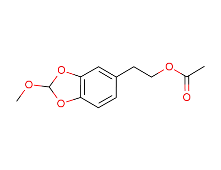 acetic acid 2-(2-methoxy-benzo[1,3]dioxol-5-yl)-ethyl ester