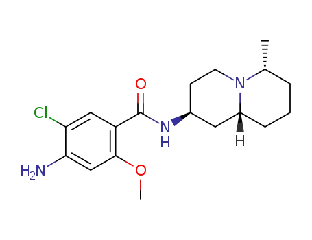 (2α,6β,9aα)-4-amino-5-chloro-2-methoxy-N-(octahydro-6-methyl-2H-quinolizin-2-yl)benzamide