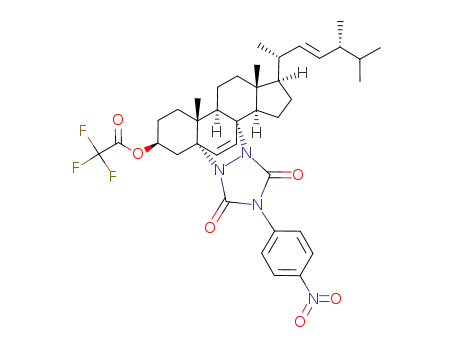 trifluoroacetoxy-3β (p-nitrophenyl-4' urazolo-1',2')-5α,8α ergostadiene-6,22