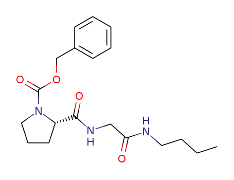 Molecular Structure of 150881-06-4 (Z-L-Pro-Gly-NHC<sub>4</sub>H<sub>9</sub>)