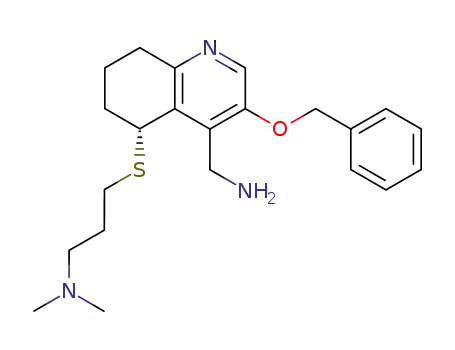[3-((R)-4-Aminomethyl-3-benzyloxy-5,6,7,8-tetrahydro-quinolin-5-ylsulfanyl)-propyl]-dimethyl-amine