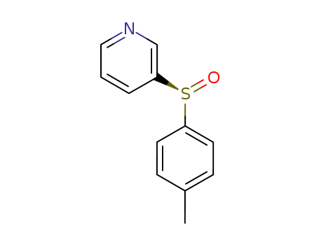 Pyridine, 3-[(4-methylphenyl)sulfinyl]-, (S)-