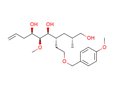 (2R,4R,5S,6S,7R)-6-methoxy-4-<2-(4-methoxybenzyloxy)ethyl>-2-methyl-9-decene-1,5,7-triol