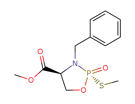 methyl (2S,4S)-2-thiomethyl-2-oxo-3-benzyl-1,3,2-oxazaphospholidine-4-carboxylate