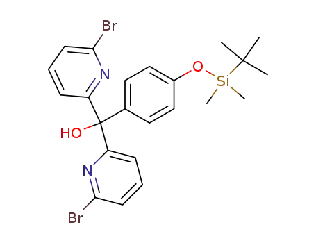Bis(6-bromo-2-pyridyl)<4-((tert-butyldimethylsilyl)oxy)phenyl>methanol