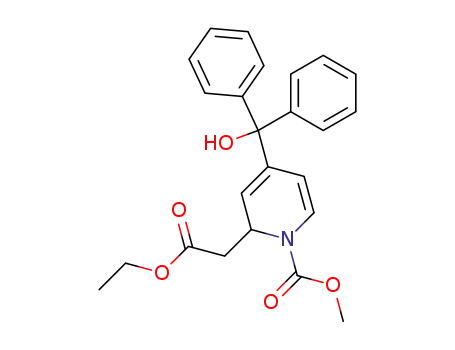 2-Ethoxycarbonylmethyl-4-(hydroxy-diphenyl-methyl)-2H-pyridine-1-carboxylic acid methyl ester