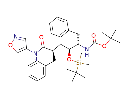 (2R,4S,5S)-2-benzyl-5-<(tert-butoxycarbonyl)amino>-4-(tert-butyldimethylsiloxy)-N-(isoxazol-4-yl)-6-phenylhexanamide