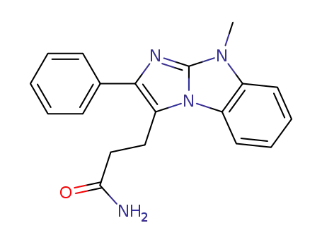 3-(9-methyl-2-phenylimidazo<1,2-a>benzimidazol-3-yl)propionamide