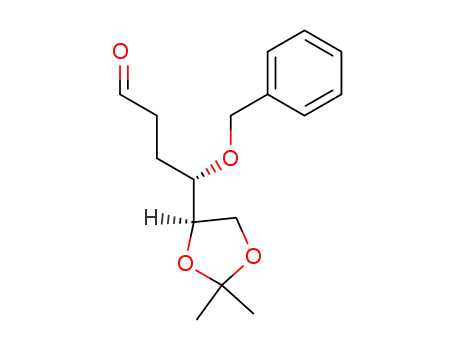 (S)-4-Benzyloxy-4-((R)-2,2-dimethyl-[1,3]dioxolan-4-yl)-butyraldehyde