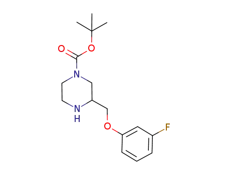 tert-butyl 3-((3-fluorophenoxy)methyl)piperazine-1-carboxylate