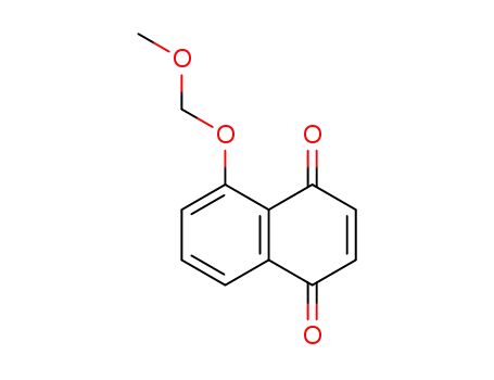 Molecular Structure of 176040-42-9 (5-(methoxymethoxy)-1,4-naphthoquinone)